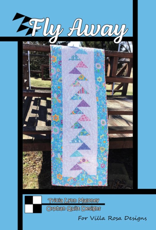 Fly Away Table Runner Pattern by Tricia Lynn Maloney for Villa Rosa Designs