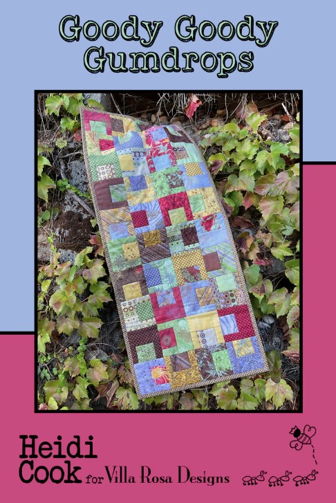 Goody Goody Gumdrops Table Runner Pattern by Heidi Cook for Villa Rosa Designs