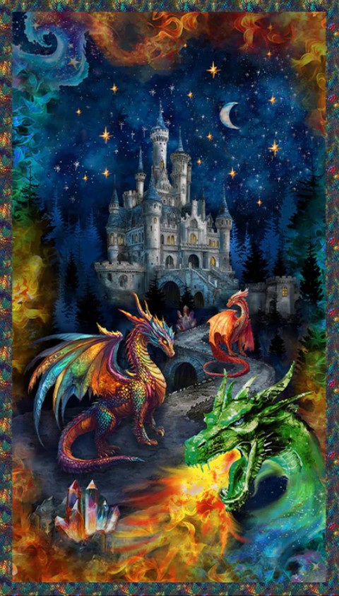 Dragon Kingdom A Dragon's Castle Panel from Windham