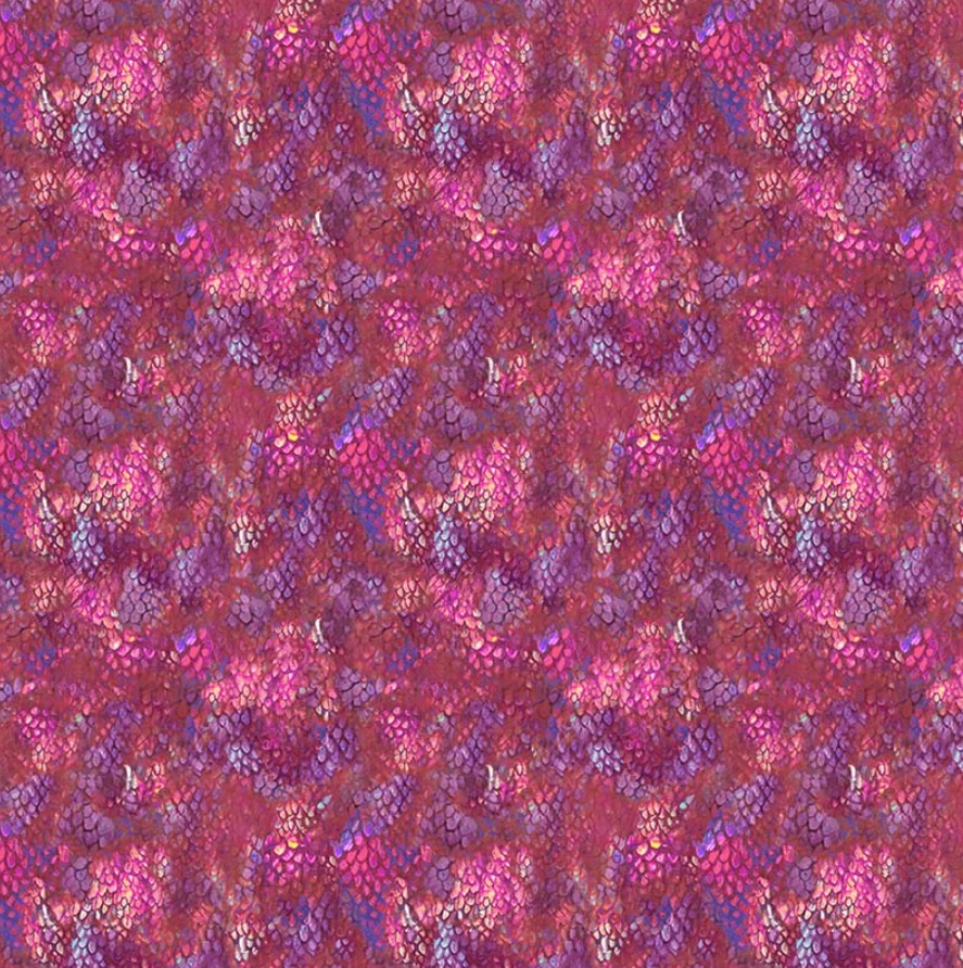 Dragon Kingdom Dragon Scales Magenta from Windham