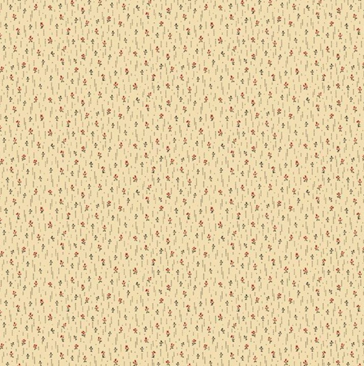 Cotton Thimble Miniatures Ditsy Line Cream from Marcus Fabrics