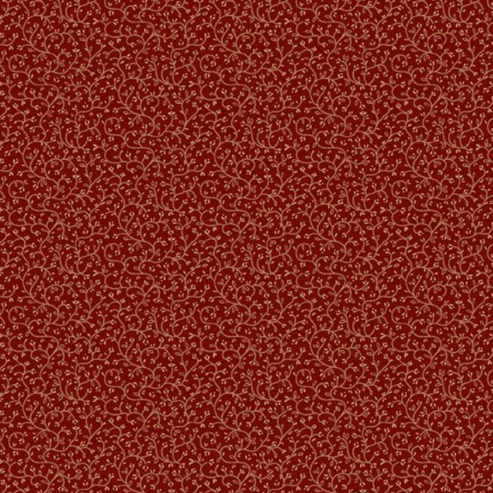 Cotton Thimble Miniatures Vines Red from Marcus Fabrics