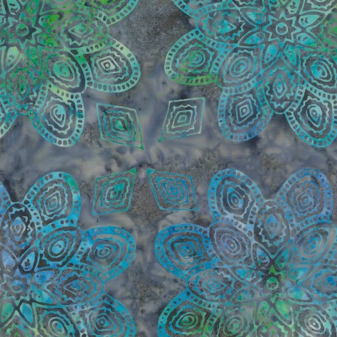 Ocean Mandala Batiks Tidal Mandela from Blank Quilting