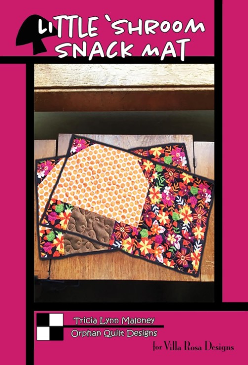 Little 'Shroom Snack Mat Pattern by Tricia Lynn Maloney for Villa Rosa Designs