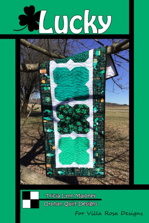 Lucky Table Runner Pattern by Tricia Lynn Maloney for Villa Rosa Designs