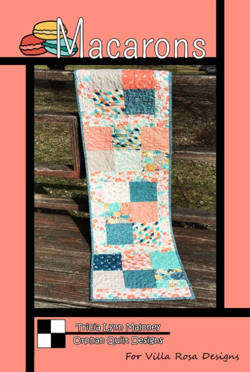 Macarons Table Runner Pattern by Tricia Lynn Maloney for Villa Rosa Designs