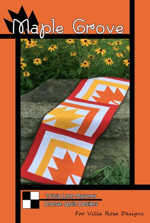 Maple Grove Table Runner Pattern by Tricia Lynn Maloney for Villa Rosa Designs