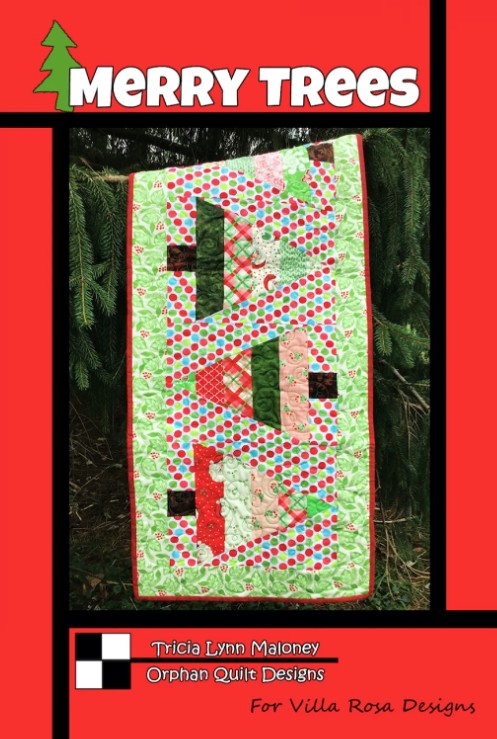 Merry Trees Table Runner Pattern by Tricia Lynn Maloney for Villa Rosa Designs