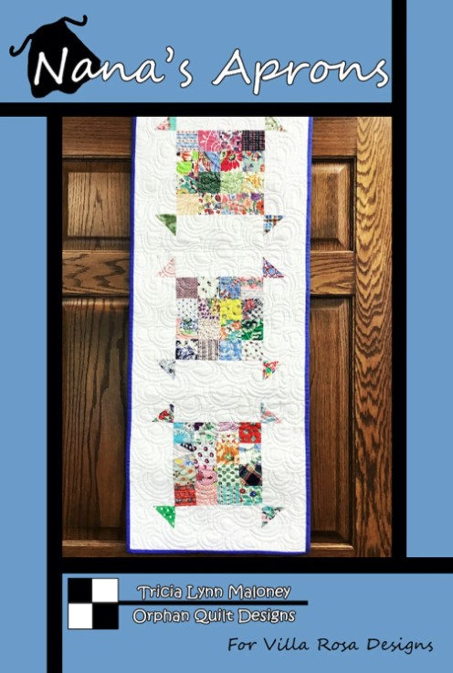 Nana's Aprons Table Runner Pattern by Tricia Lynn Maloney for Villa Rosa Designs