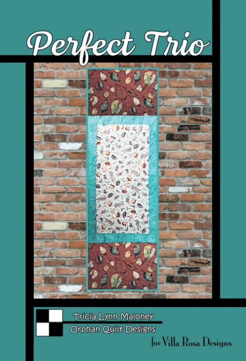 Perfect Trio Table Runner Pattern by Tricia Lynn Maloney for Villa Rosa Designs