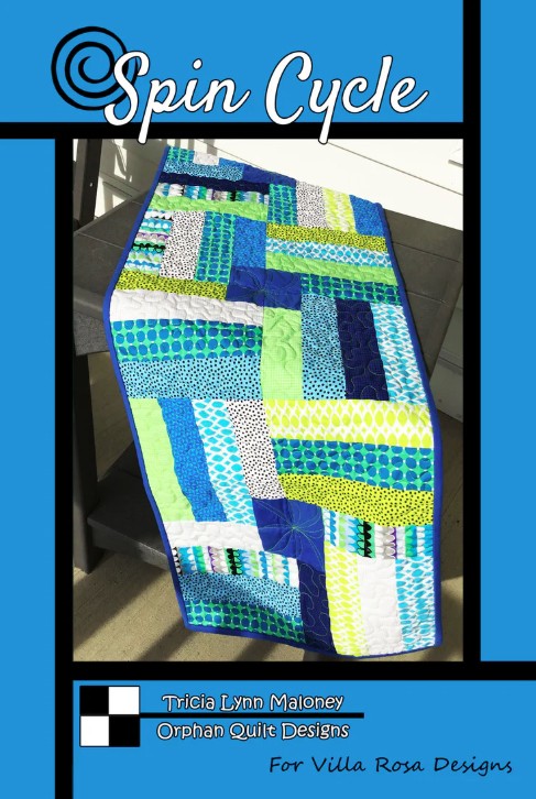 Spin Cycle Table Runner Pattern by Tricia Lynn Maloney for Villa Rosa Designs