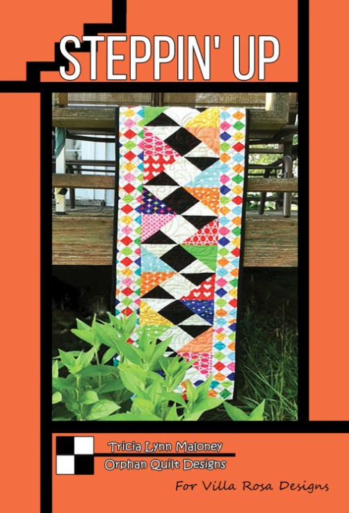 Steppin' Up Table Runner Pattern by Tricia Lynn Maloney for Villa Rosa Designs