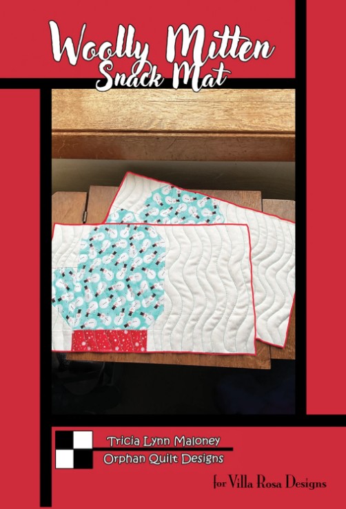 Woolly Mitten Snack Mat Pattern by Tricia Lynn Maloney for Villa Rosa Designs