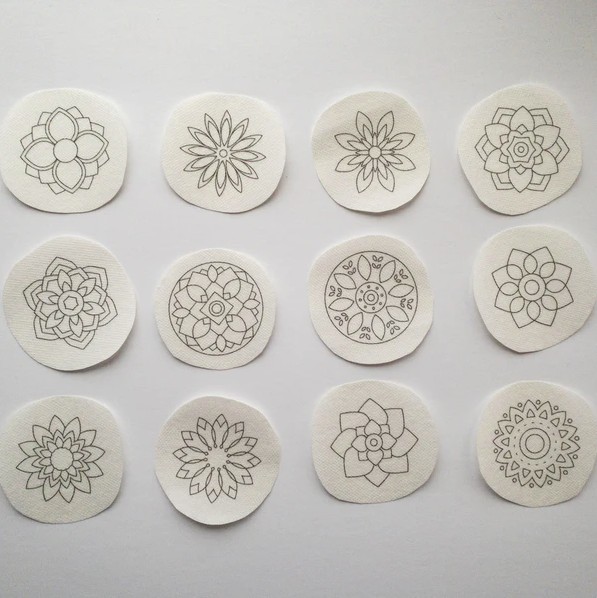 Mandala Stick & Stitch Pattern from Olmsted Needlework Co.