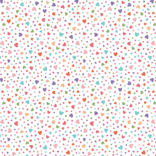 Sweet Shoppe Hearts Multi by Kimberbell for Maywood Studio