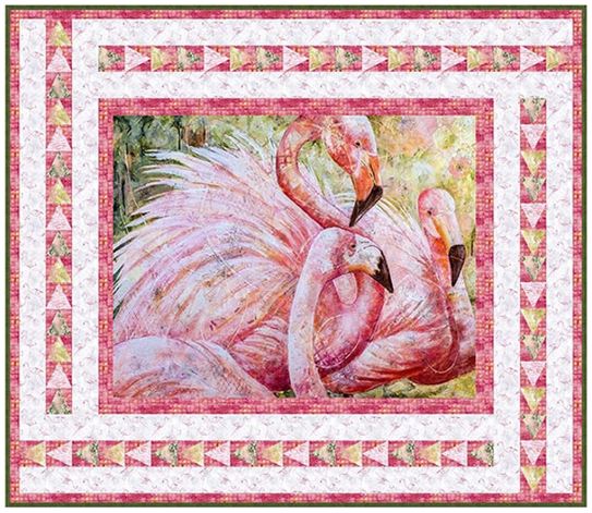 Flamingo Fling Quilt Kit by Studio e