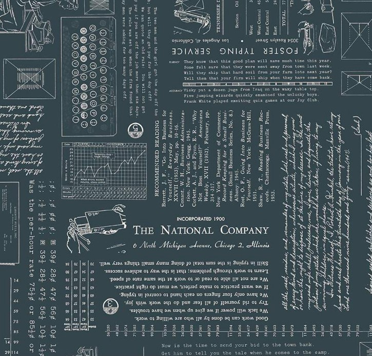 Typeography Blackboard by Lori Holt for Riley Blake Designs
