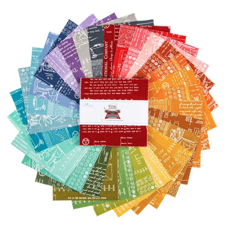 Type/ography 5 Inch Stacker by Lori Holt for Riley Blake Designs