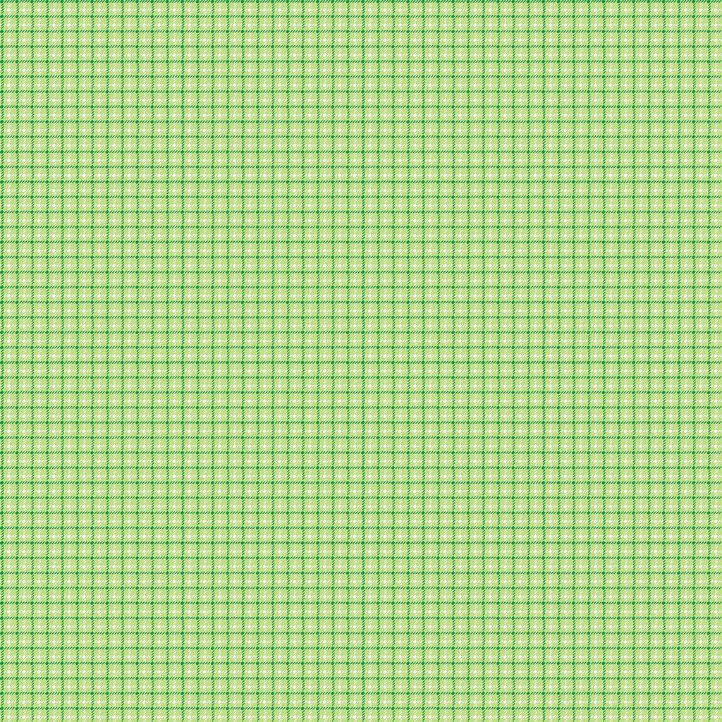 Squishmallows Plaid Green from Northcott