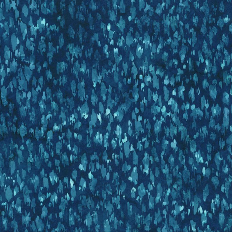 Deep Blue Sea Batik Brushstrokes Navy from Hoffman Fabrics