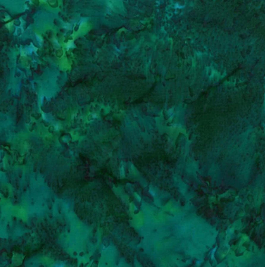 Bali Mottles Batik Marble Viridian from Hoffman Fabrics