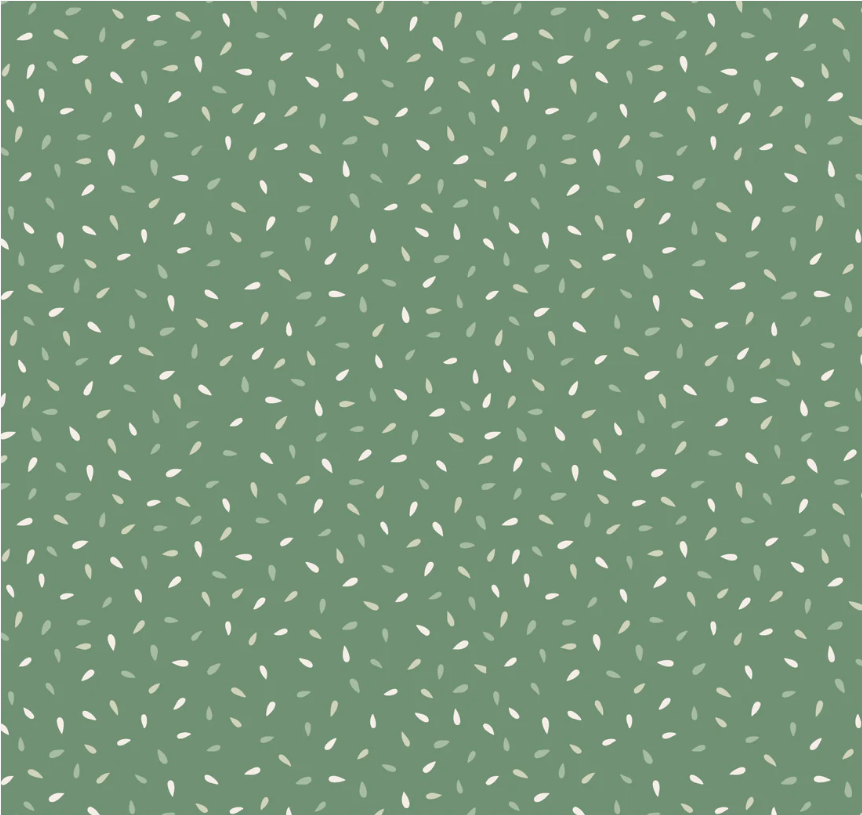 Fun In The Forest Mantle Of Leaves Green from Phoebe Fabrics