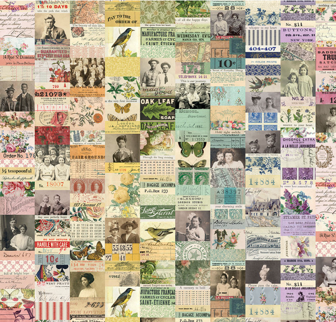 Palette Multi Collage by Tim Holtz for Free Spirit