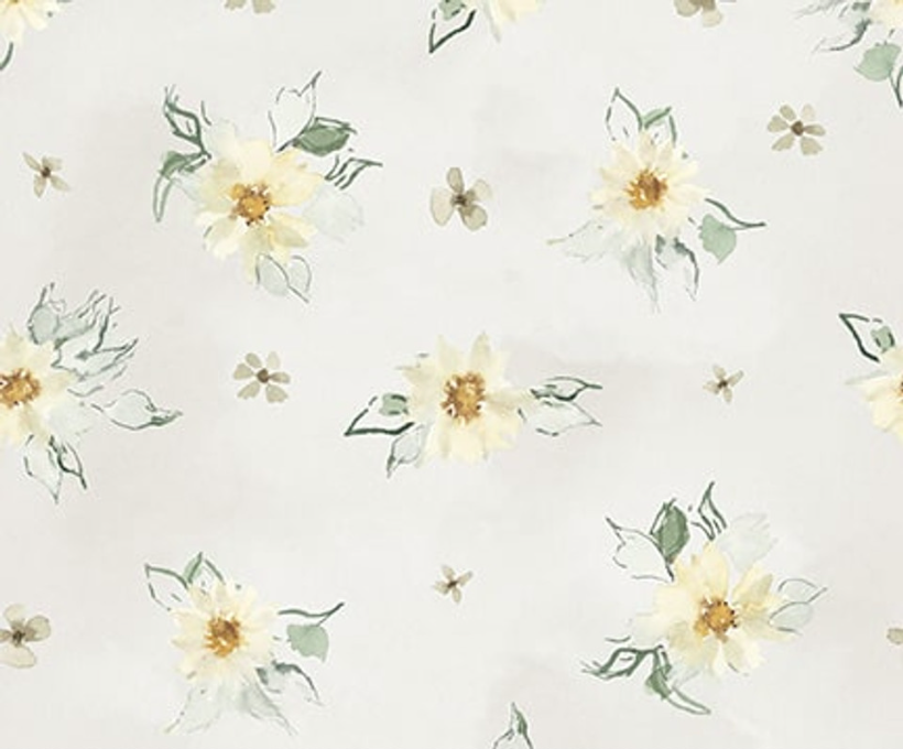 Spring Serenade Watercolor Flowers Taupe from Blank Quilting