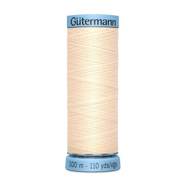 Gutermann Silk Thread 109 Yards, Cream