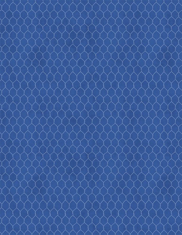 Country Blue Chicken Wire Dark Blue from Wilmington Prints