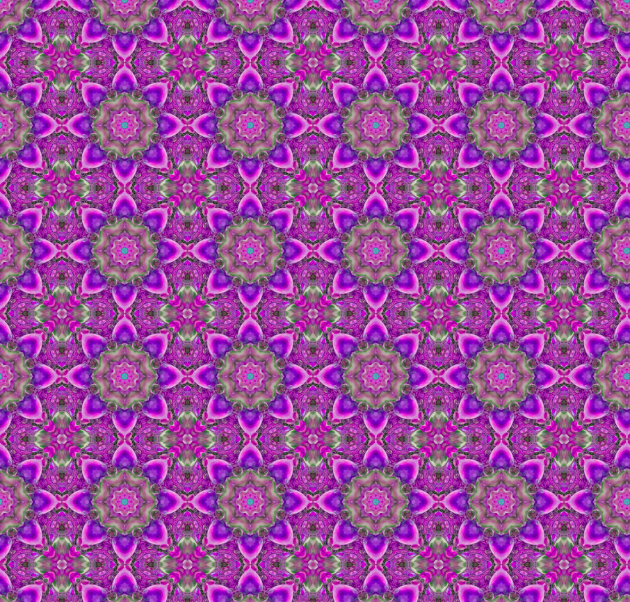 Bubblelicious Flower Burst Fuchsia from Hoffman Fabrics