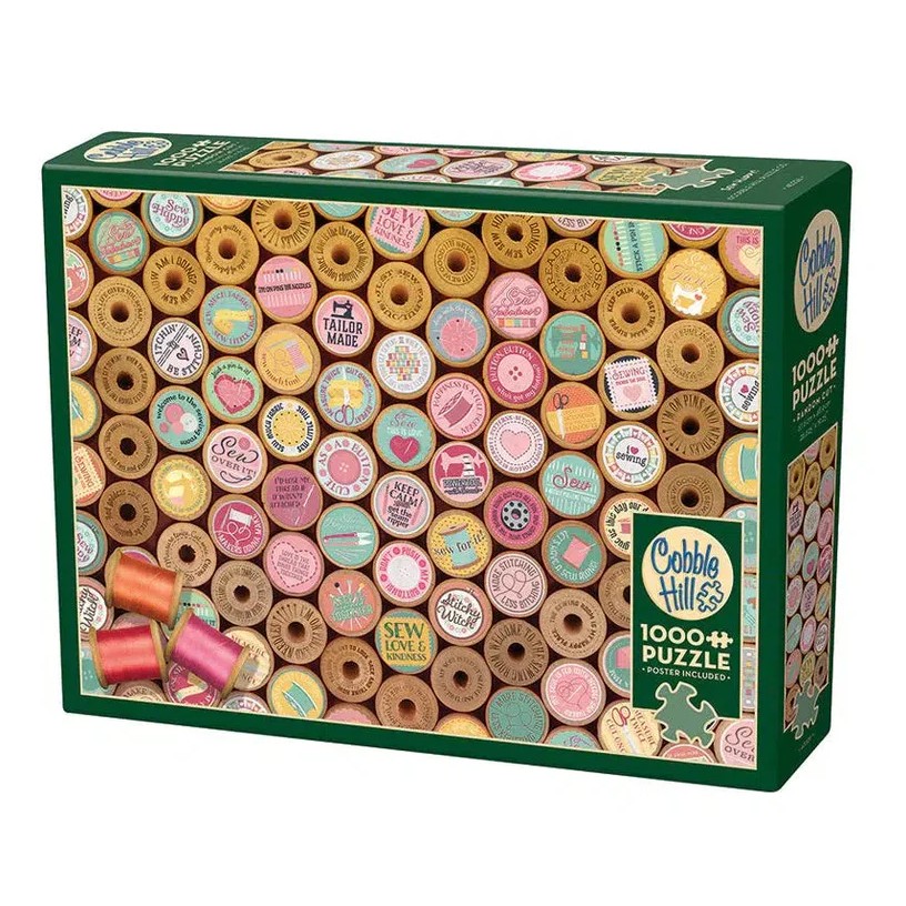 Sew Happy! - 1000 Piece Puzzle from Cobble Hill