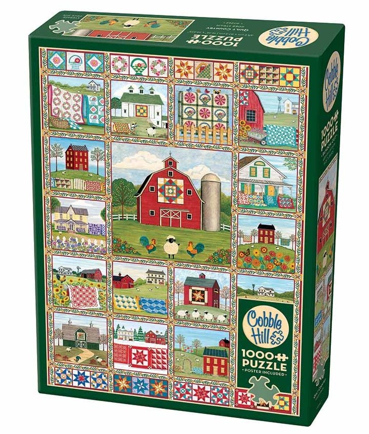 Quilt Country - 1000 Piece Puzzle from Cobble Hill