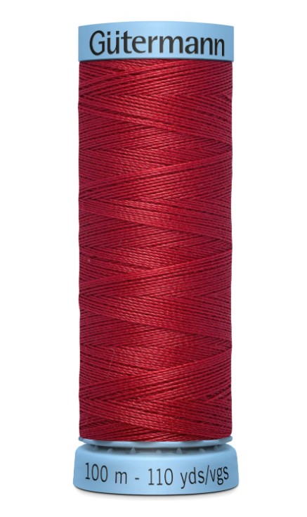 Gutermann Silk Thread Red 109 Yards