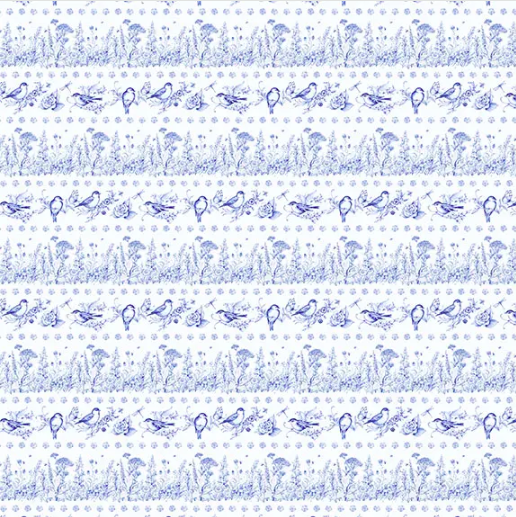 Amalfi Coast Repeating Stripe Multi from Lumin Fabrics