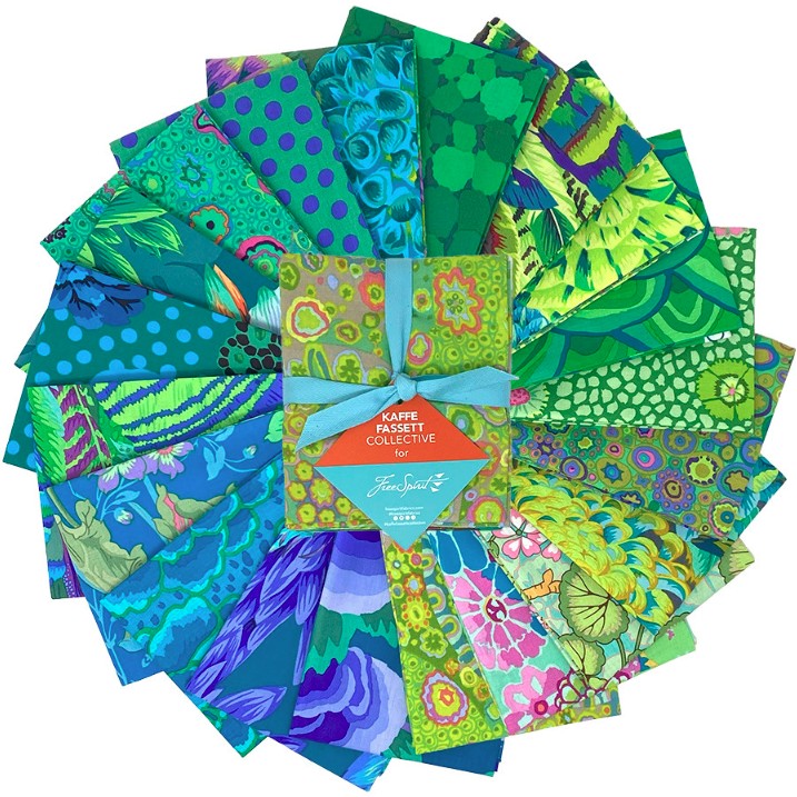 Classics Plus Tidal Fat Quarter Bundle by Kaffe Fassett Collective for FreeSpirit