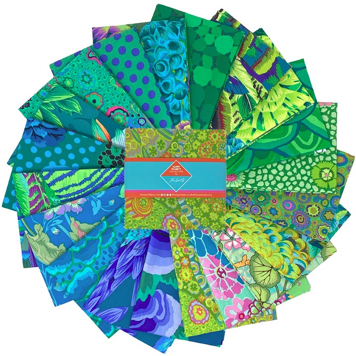 Classics Plus 5" Charm Pack Tidal by Kaffe Fassett Collective for FreeSpirit Fabrics
