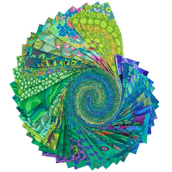 Classics Plus 2.5" Design Roll Tidal by Kaffe Fassett Collective for FreeSpirit Fabrics