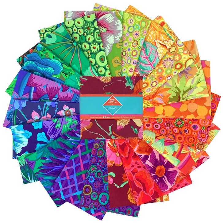 Classics Plus 5" Charm Pack Spectrum by Kaffe Fassett Collective for FreeSpirit Fabrics