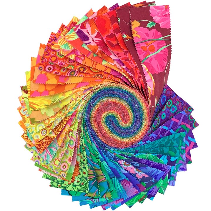 Classics Plus 2.5" Design Roll Spectrum by Kaffe Fassett Collective for FreeSpirit Fabrics