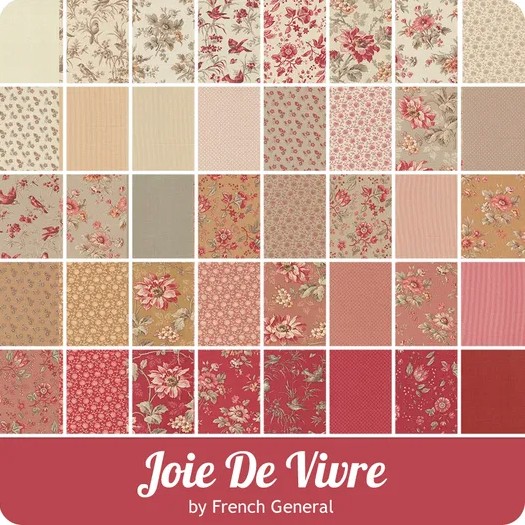 Joie de Vivre Mini Charm Pack by French General for Moda Fabrics
