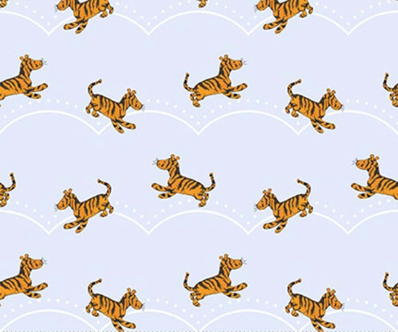 Classic Winnie Tigers Light Blue from Studio E