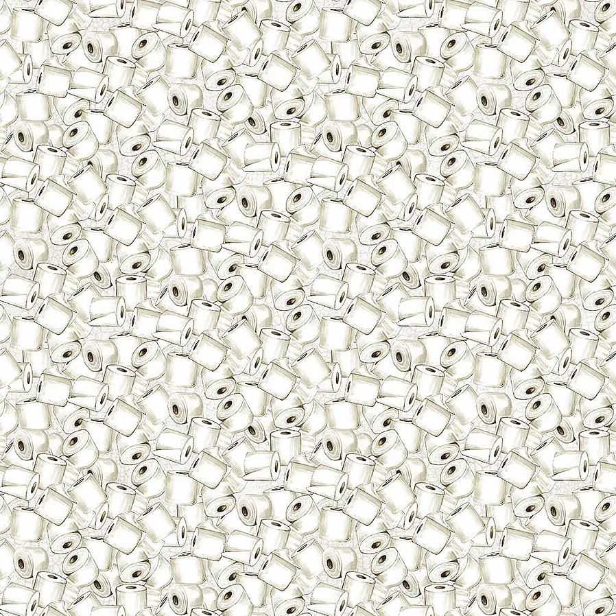 Bear Necessities Toilet Rolls Cream from Northcott