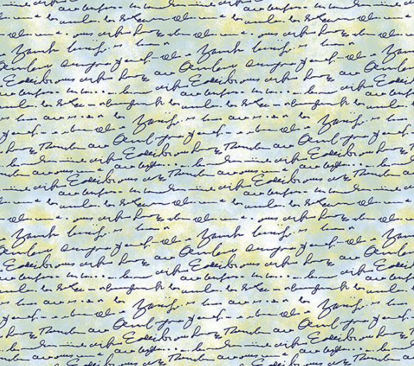 Air Mail Script on Texture from Studio E