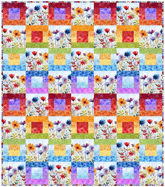 Blooming Day Quilt Kit from In the Beginning