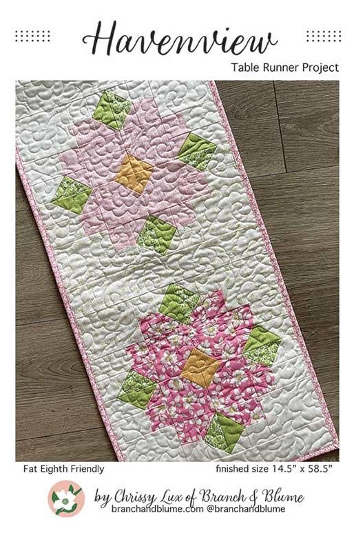 Havenview Table Runner Pattern by Chrissy Lux of Branch & Blume