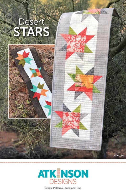 Desert Stars Table Runner Pattern from Atkinson Designs