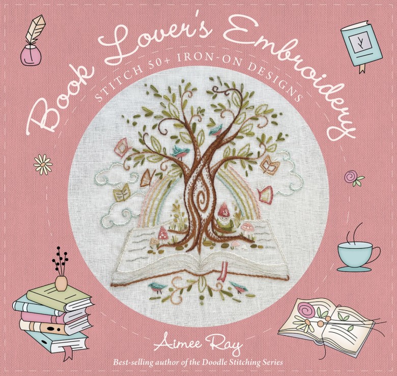 Book Lover's Hand Embroidery Pattern Book by Aimee Ray