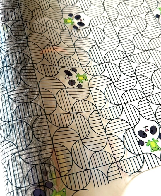 Panda + Frog Clear TPU Vinyl from Sassafras Lane Designs