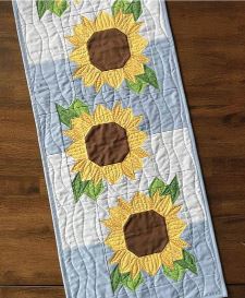 Sunflower Field Table Runner Kit